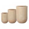 Marron flower pot Set